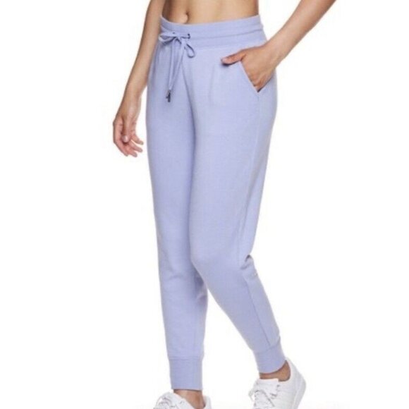 Women’s Fila Jogger Front Pocket Color Purple Pants New Size XXL NWT - Picture 1 of 6